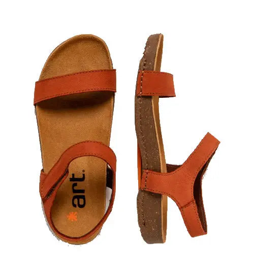 ART 1119 i-Breathe - Dark Orange Sandal