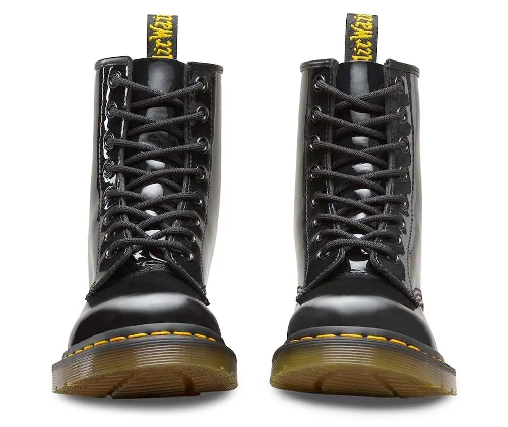 Dr Martens 1460 Black Patent Lamper 8-Eye Leather Boots