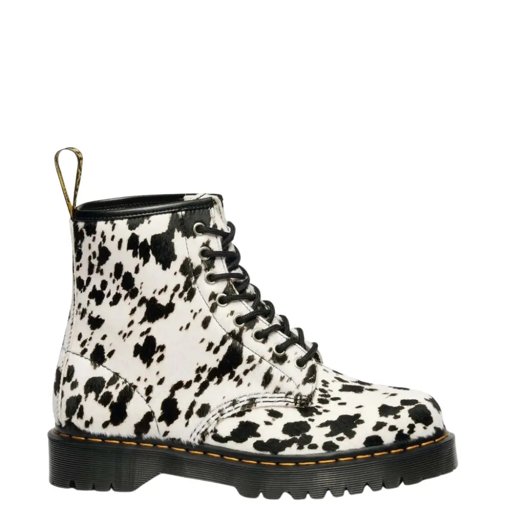 1460 Bex Dalmatian Hair-On Leather Boots