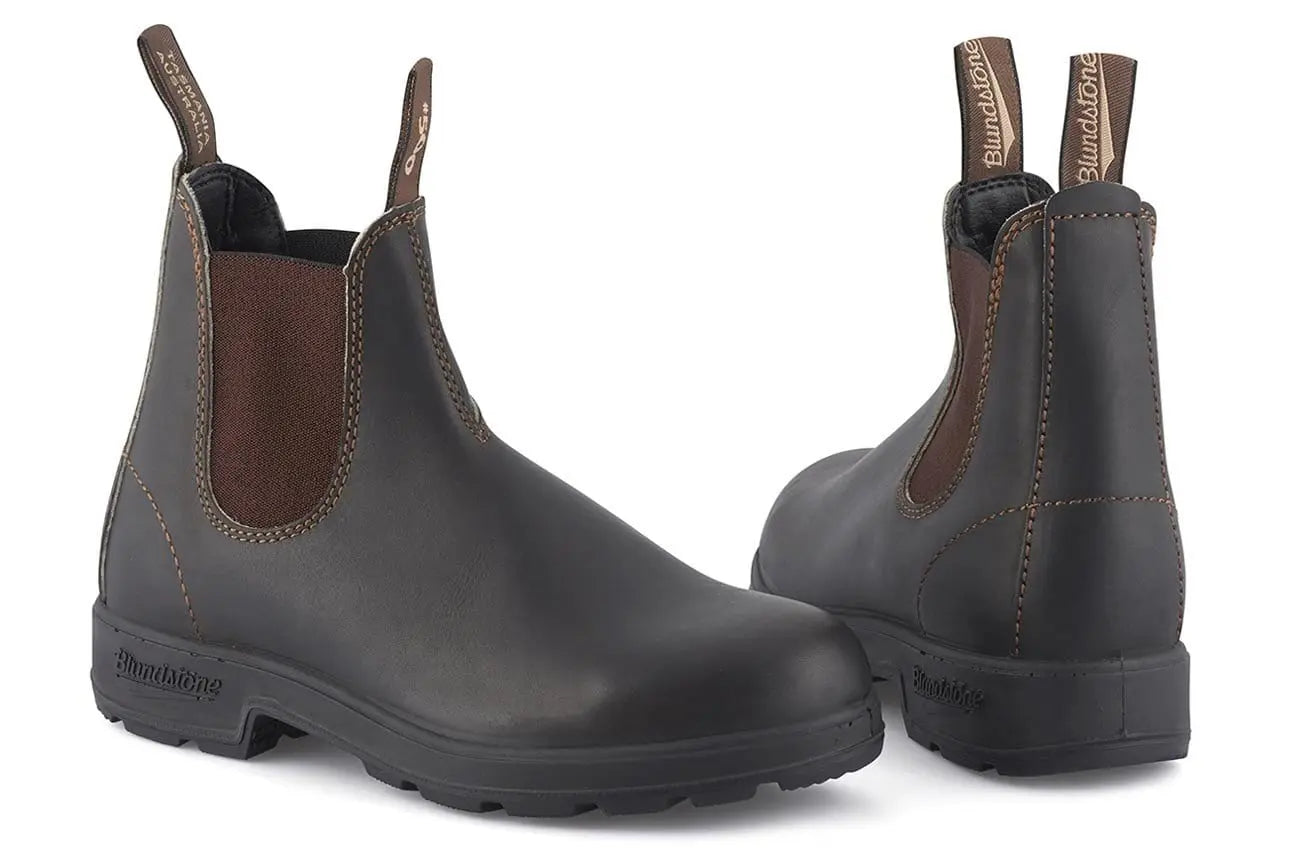 Blundstone 500 Stout Brown Chelsea Boots