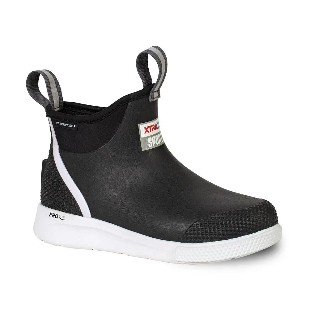 Xtratuf 6" Ankle Deck Boot Sport – Black