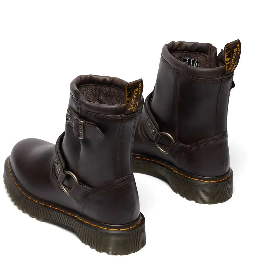 Anistone Harness Biker Boot - Gaucho Brown Leather