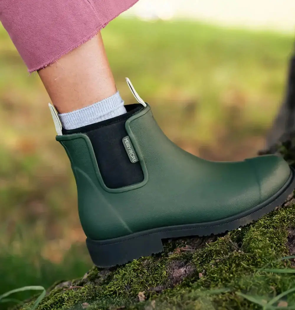Merry People Bobbi Waterproof Boots - Forest Green