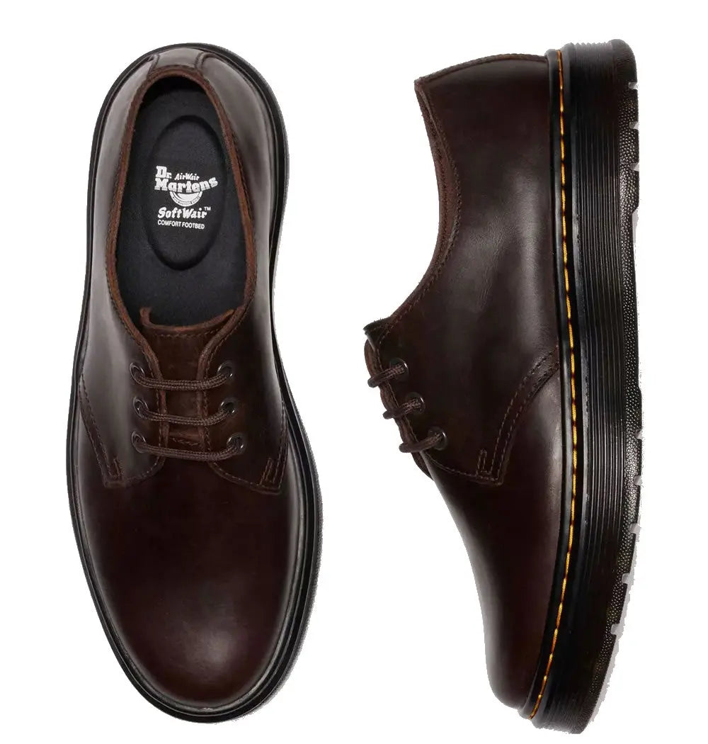 Dr Martens Brookline Lo Shoe - Brown Leather