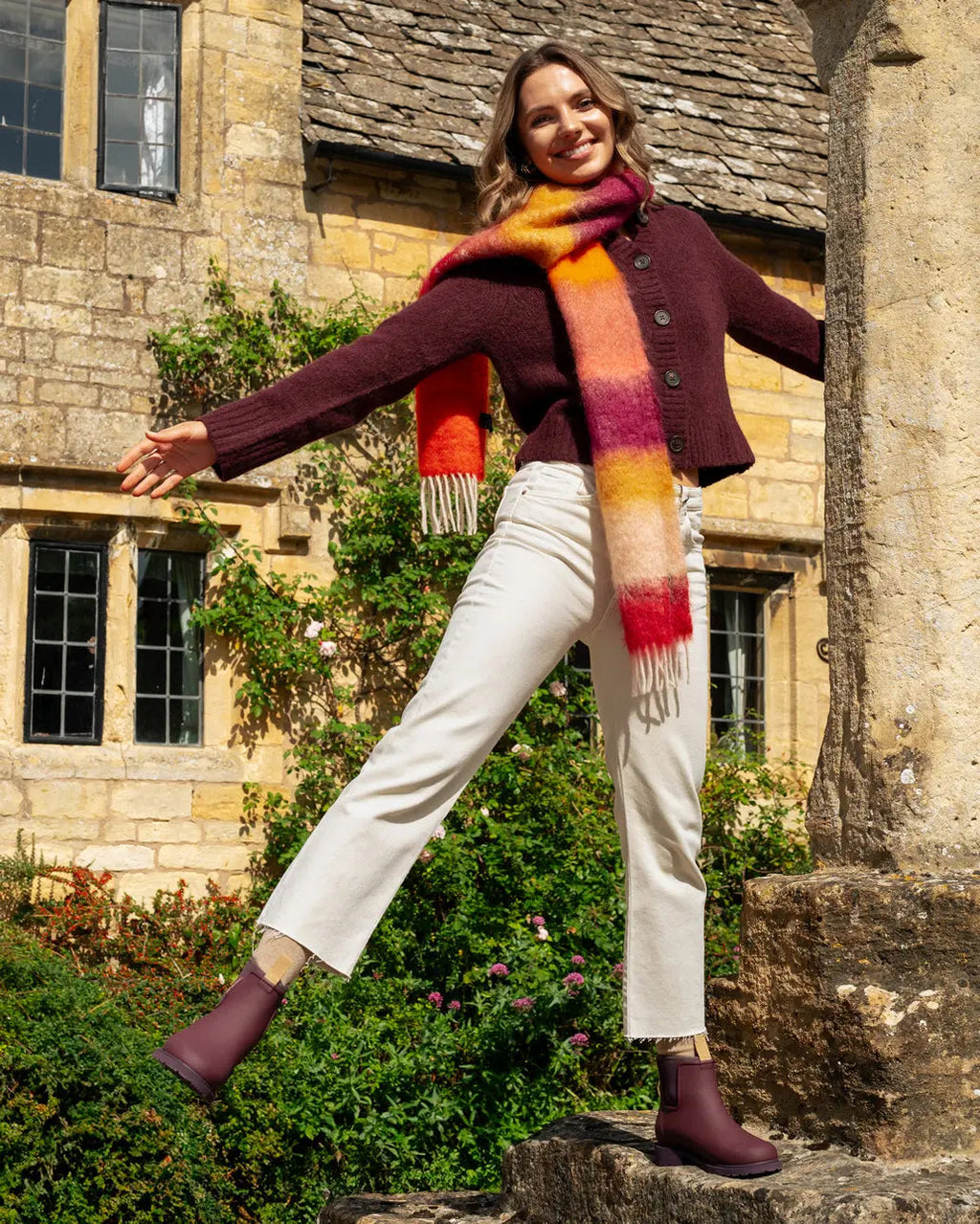 Merry People Bobbi Waterproof Boots - Dark Cherry