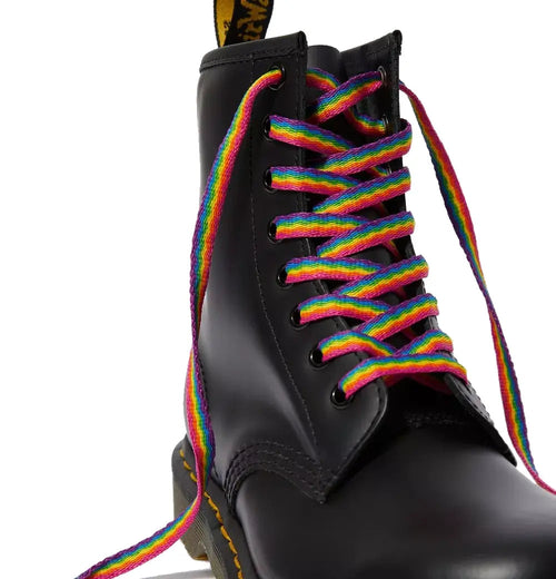 140cm Flat Laces - Rainbow