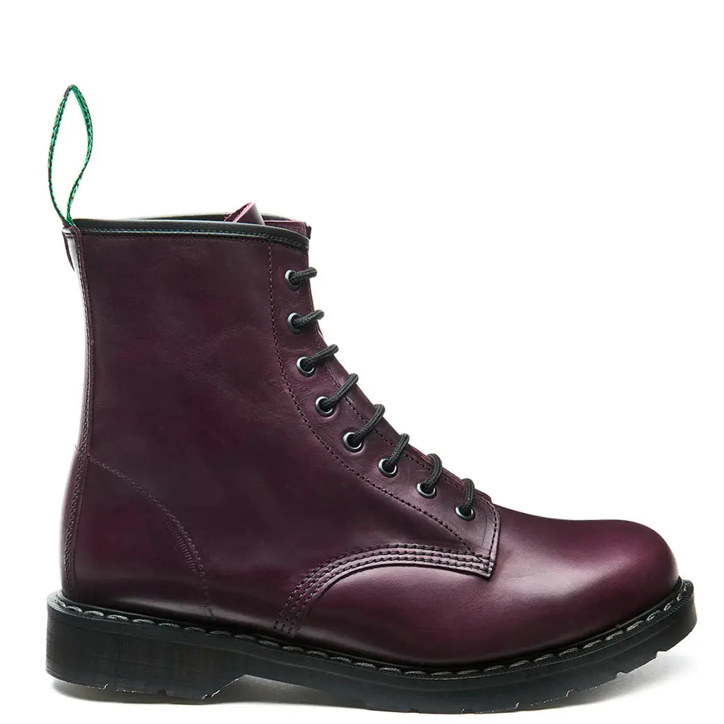 Solovair Derby Boot - Gaucho Burgundy Leather