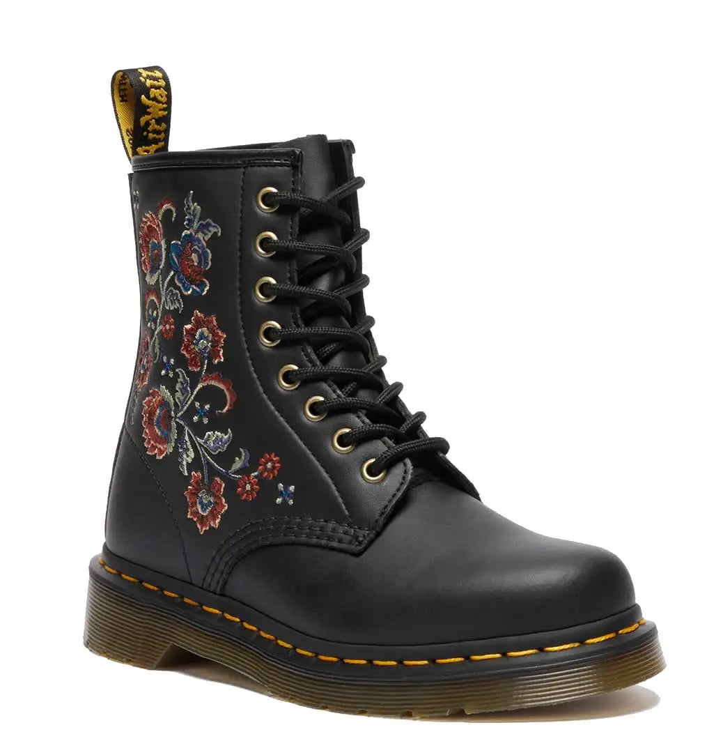 1460 Vonda 8-Eye Leather Floral Boot