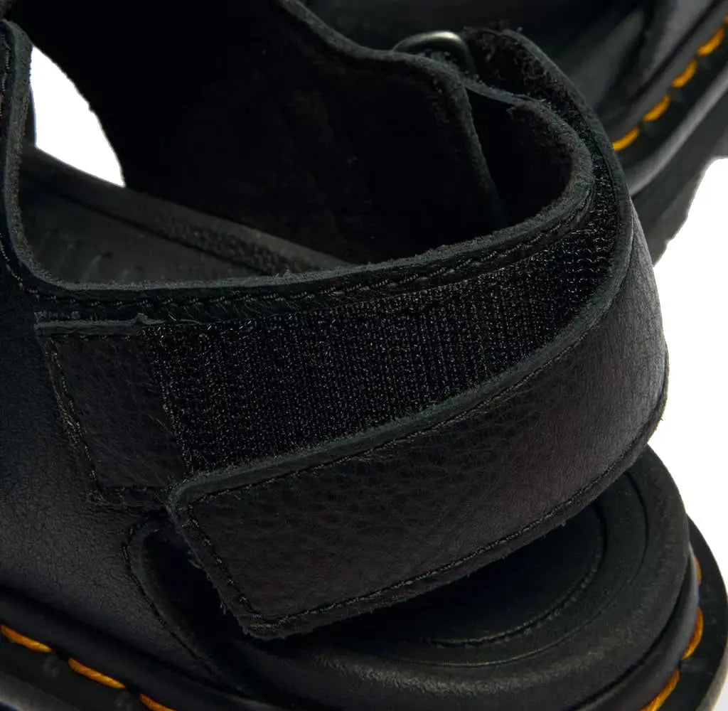 Zebzag - Black Pisa Womans Adjustable Sandal