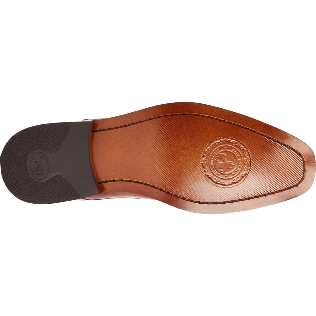 Base London Marley Plain Toe Derby Shoe - Tan