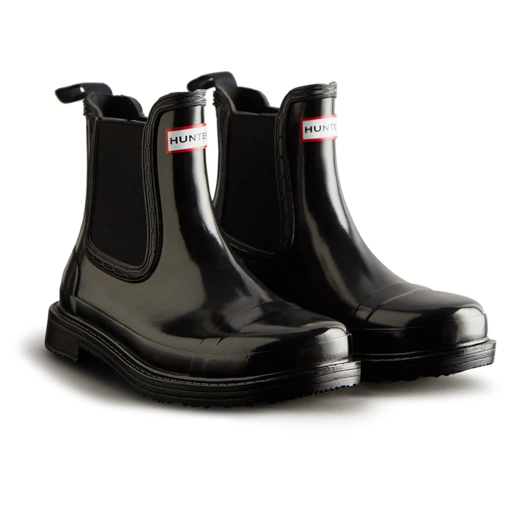 Commando Gloss Chelsea Boots