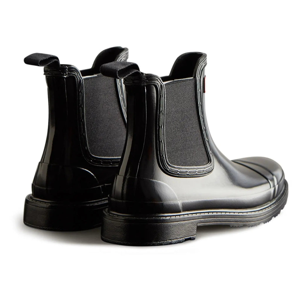 Commando Gloss Chelsea Boots