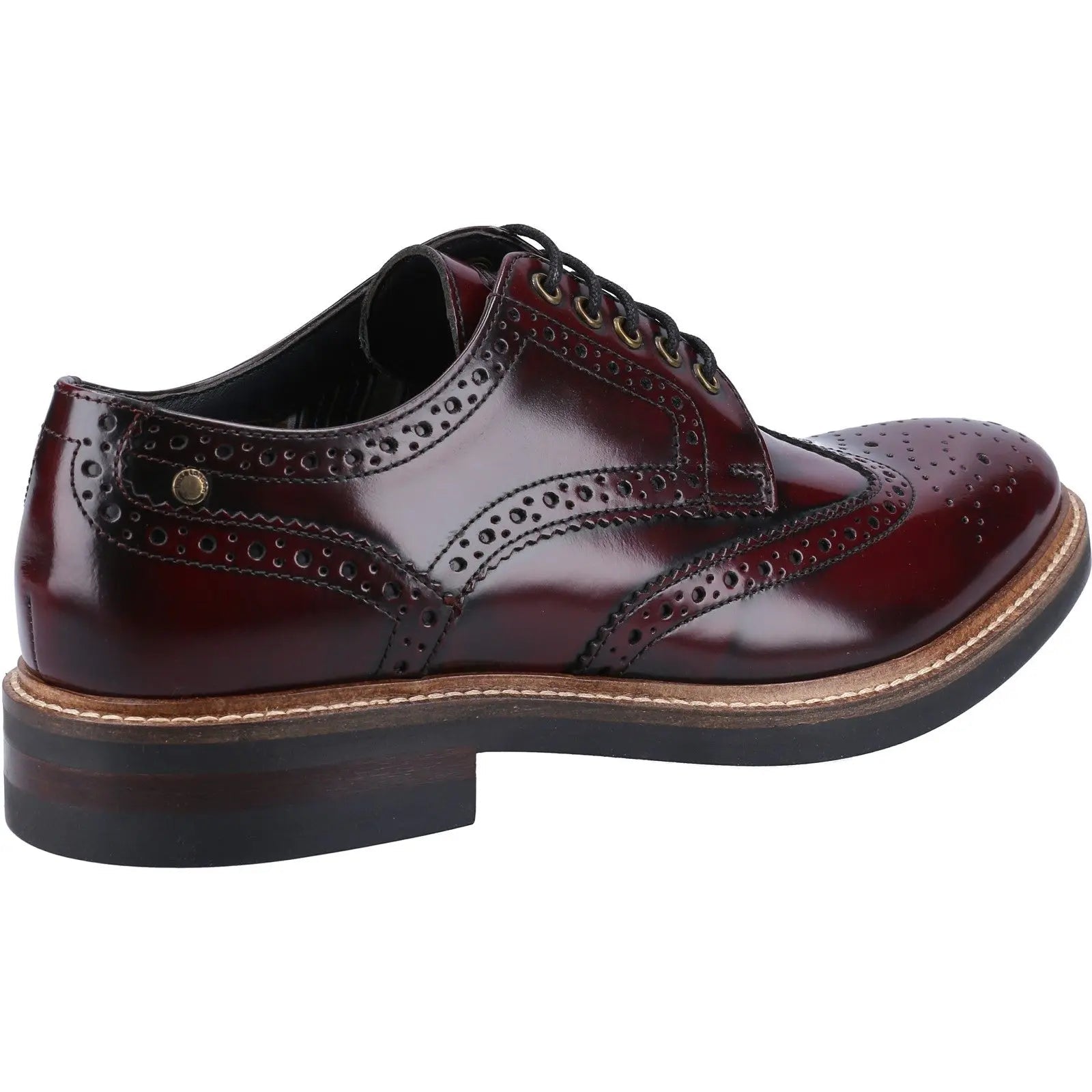 Base London Woburn Excel Brogue - Burgundy