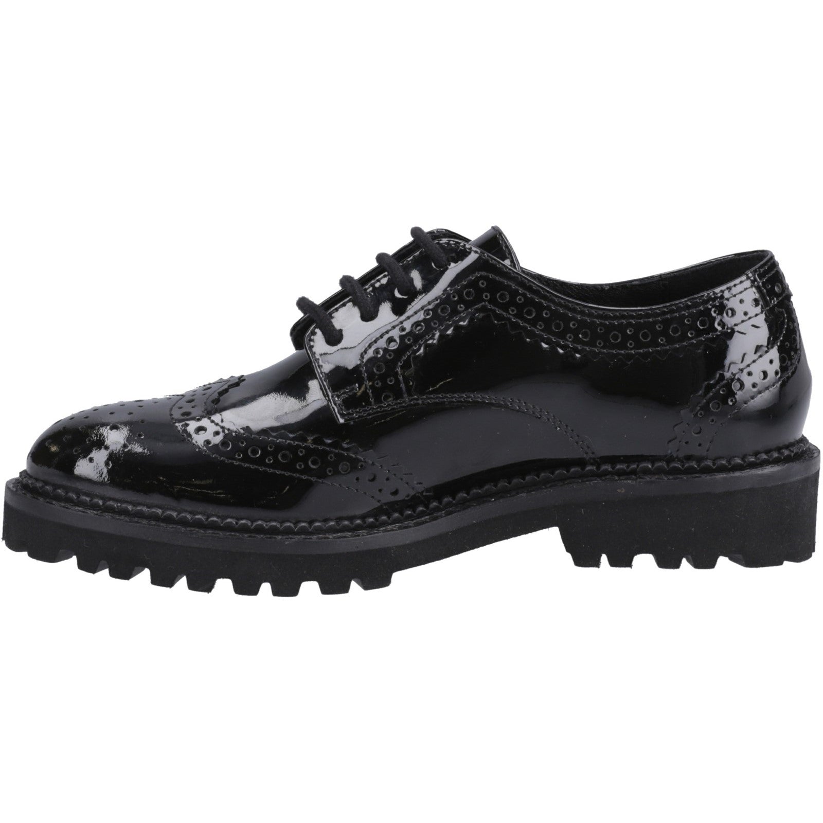 Gabi Lace Up Patent Snr