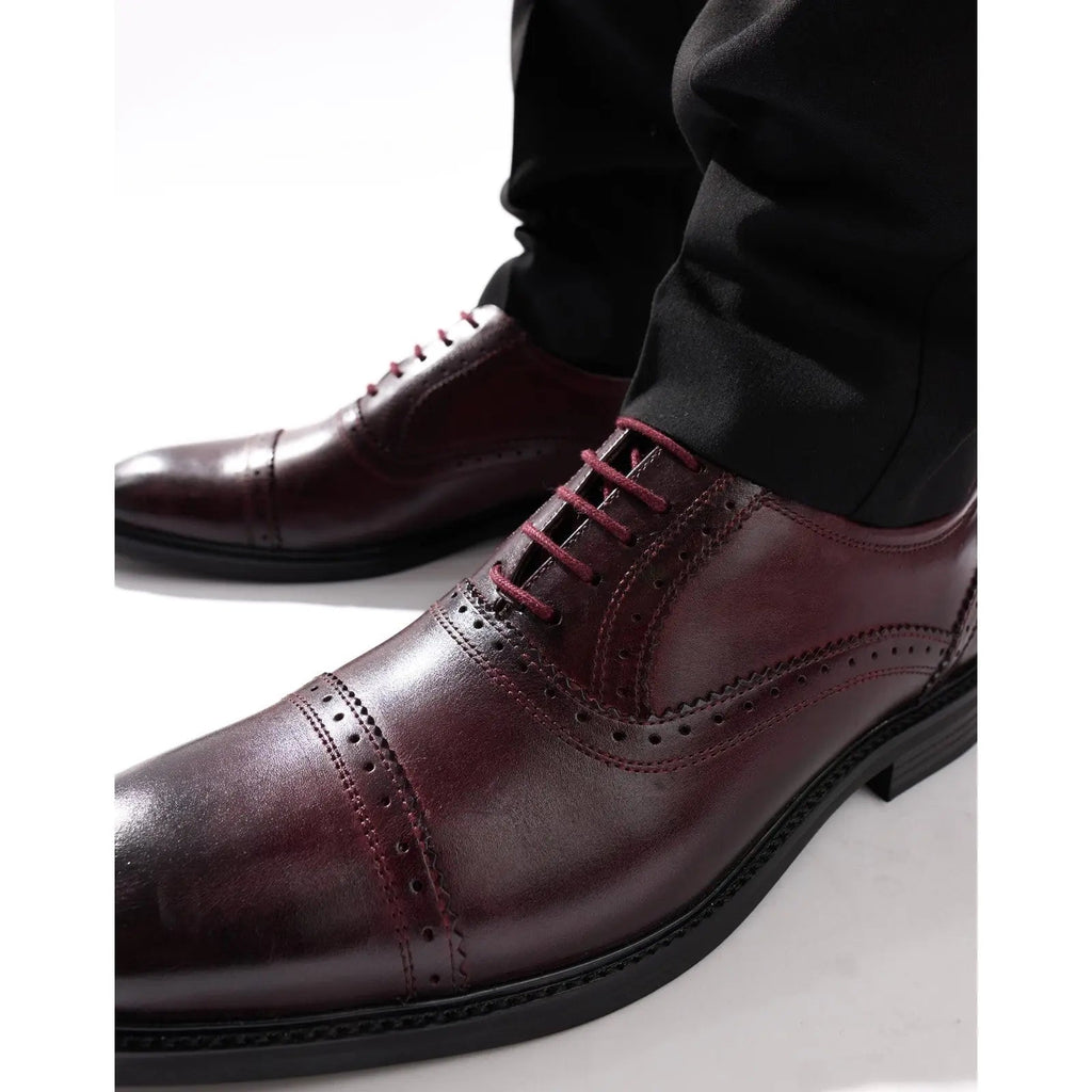 Base London Ascot Toe Cap Oxford Shoe