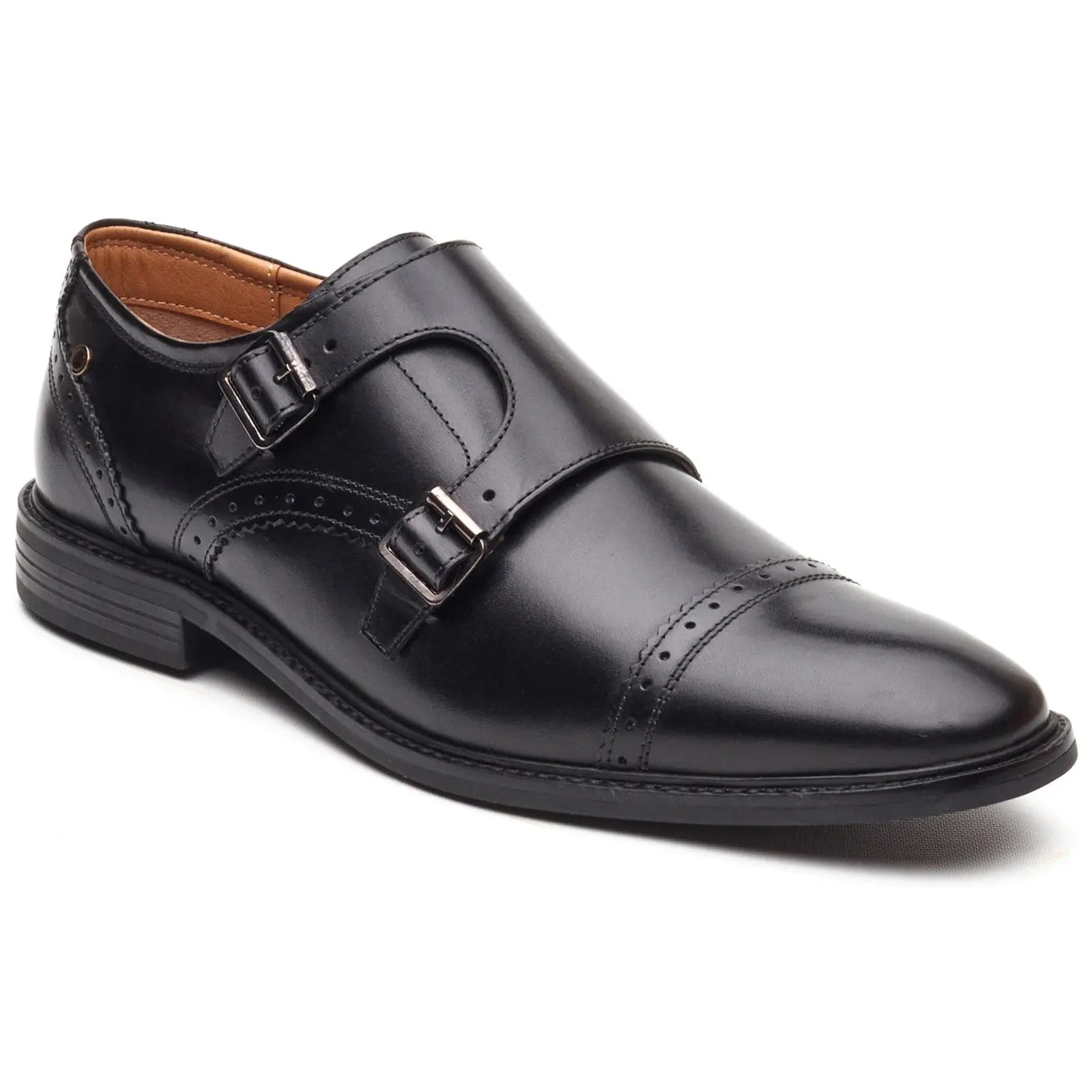 Base London Henley Double Monk Shoe