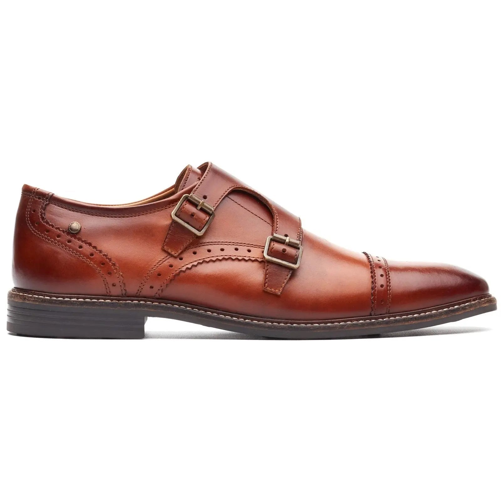 Base London Henley Double Monk Shoe