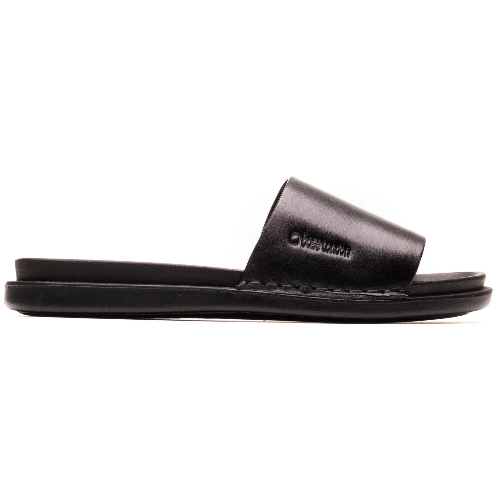 Base London Albany Slide Sandal - Black