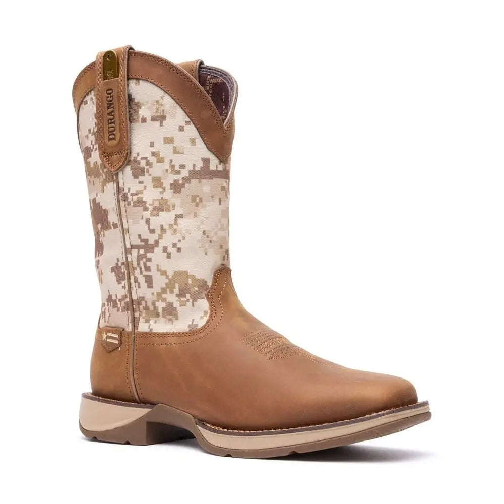 Rebel by Durango Desert Camo Pull-on Western Boot