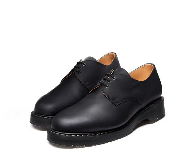 Solovair Gibson Shoe - Black Greasy