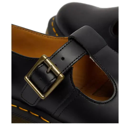 Polley - Black Smooth Leather Shoes